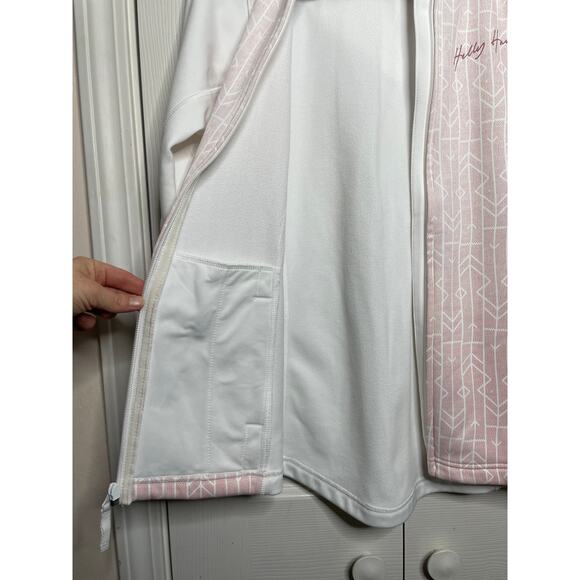 Helly Hansen Womens Full Zip Fleece Hoodie White Pink Size Small - Picture 7 of 14